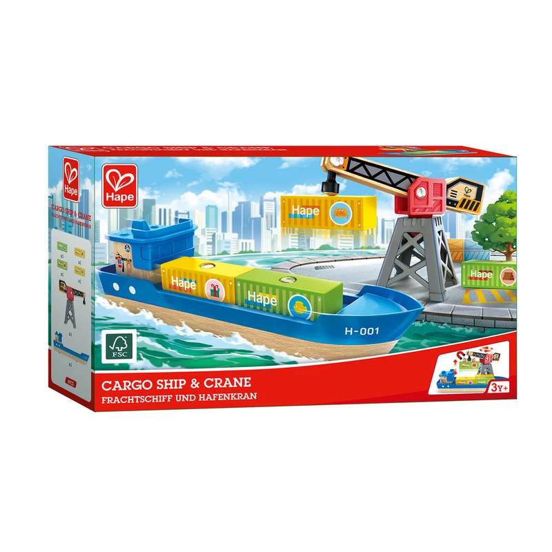 Buque de Carga y Grúa · Hape