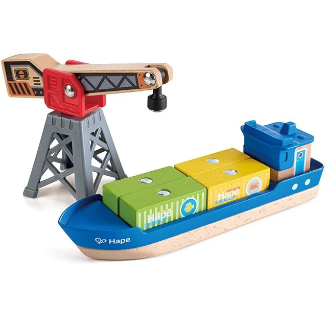 Buque de Carga y Grúa · Hape