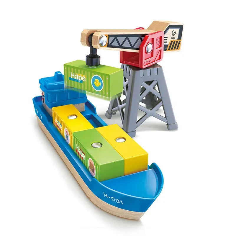 Buque de Carga y Grúa · Hape
