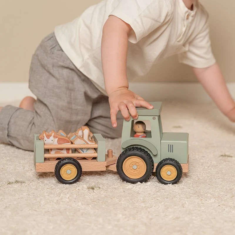 Tractor con trailer Little Farm · Little Dutch