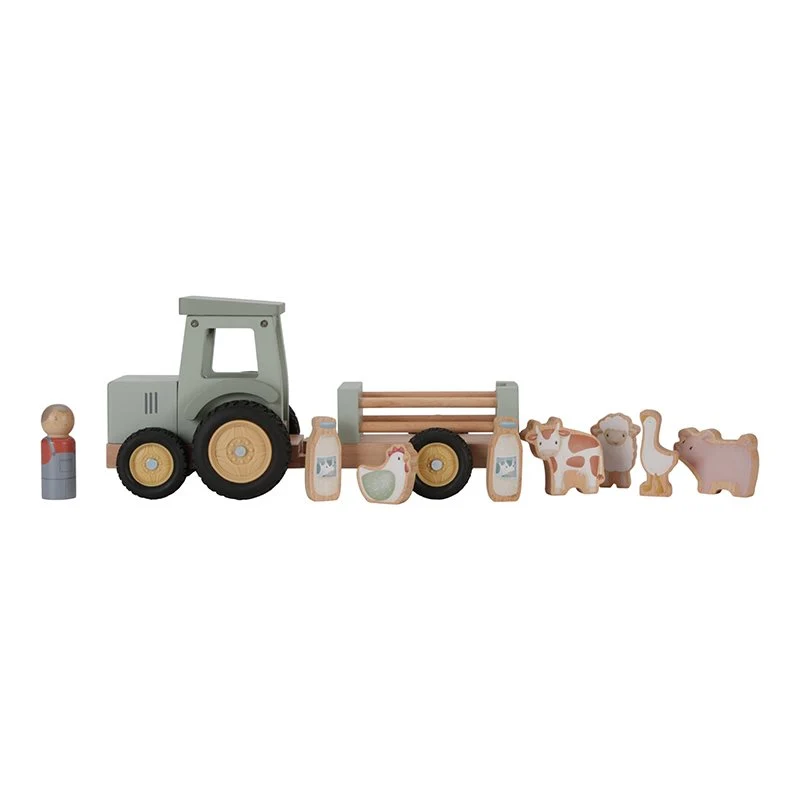Tractor con trailer Little Farm · Little Dutch