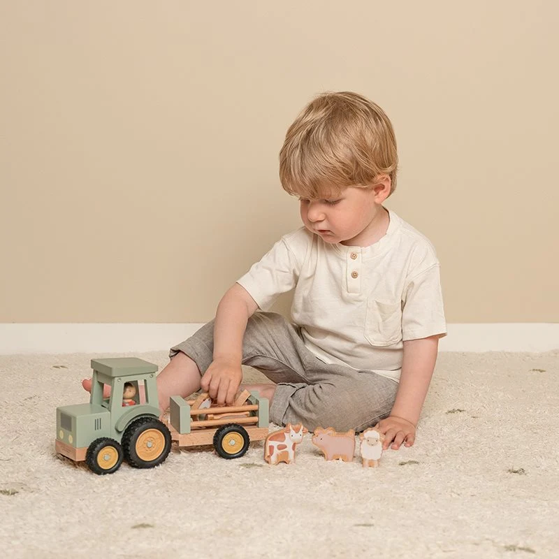 Tractor con trailer Little Farm · Little Dutch