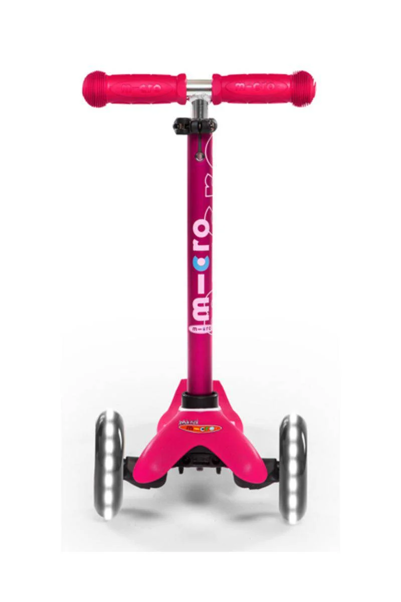 Patinete Mini Deluxe LED · Rosa