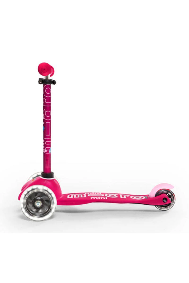Patinete Mini Deluxe LED · Rosa