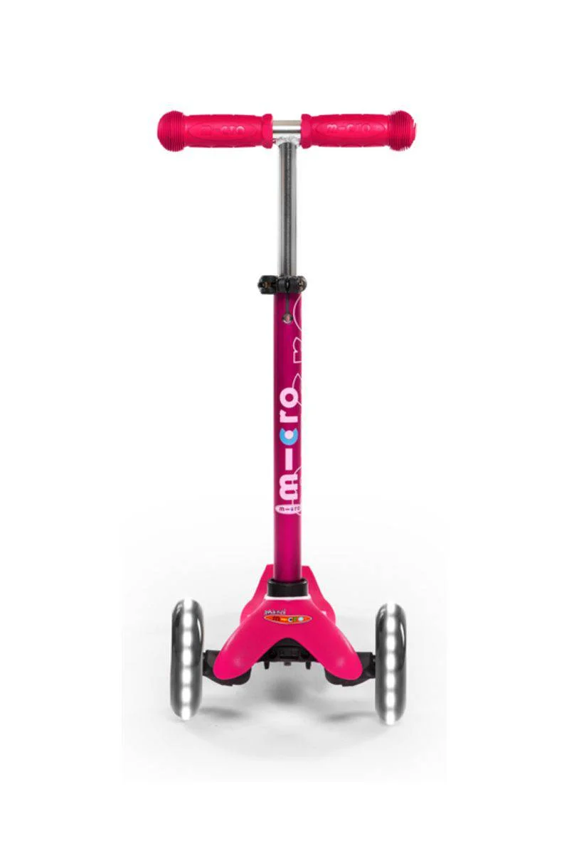 Patinete Mini Deluxe LED · Rosa