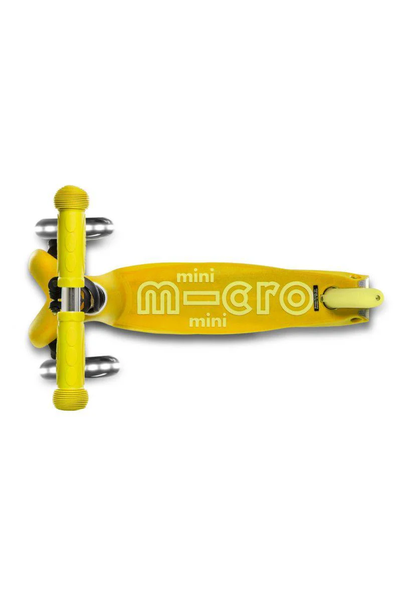 Patinete Mini Deluxe LED · Amarillo