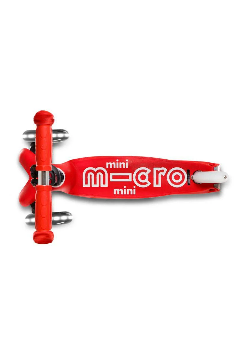 Patinete Mini Deluxe LED · Rojo