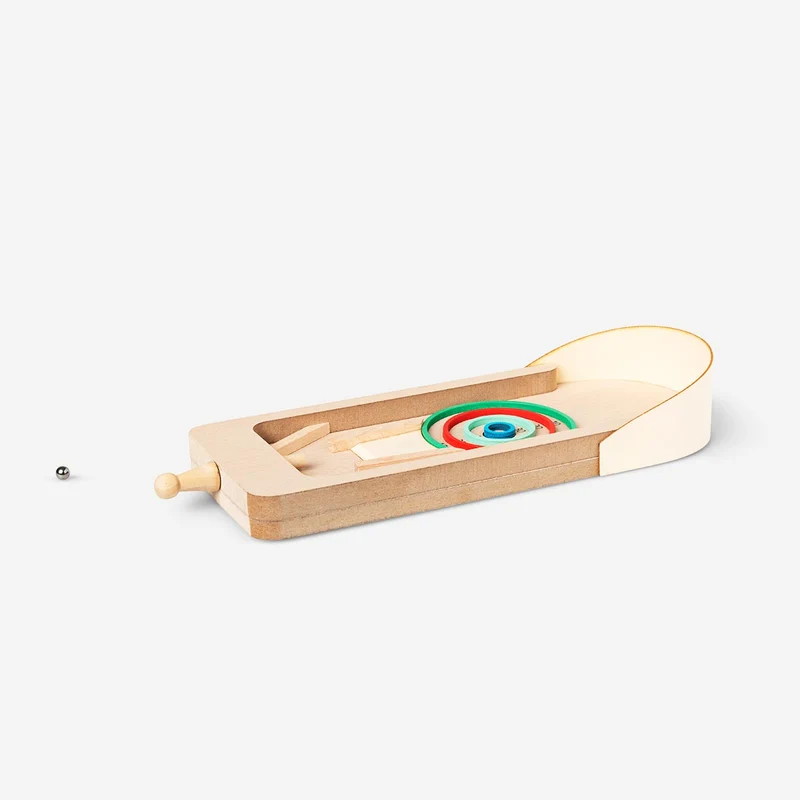 Desktop pinball game