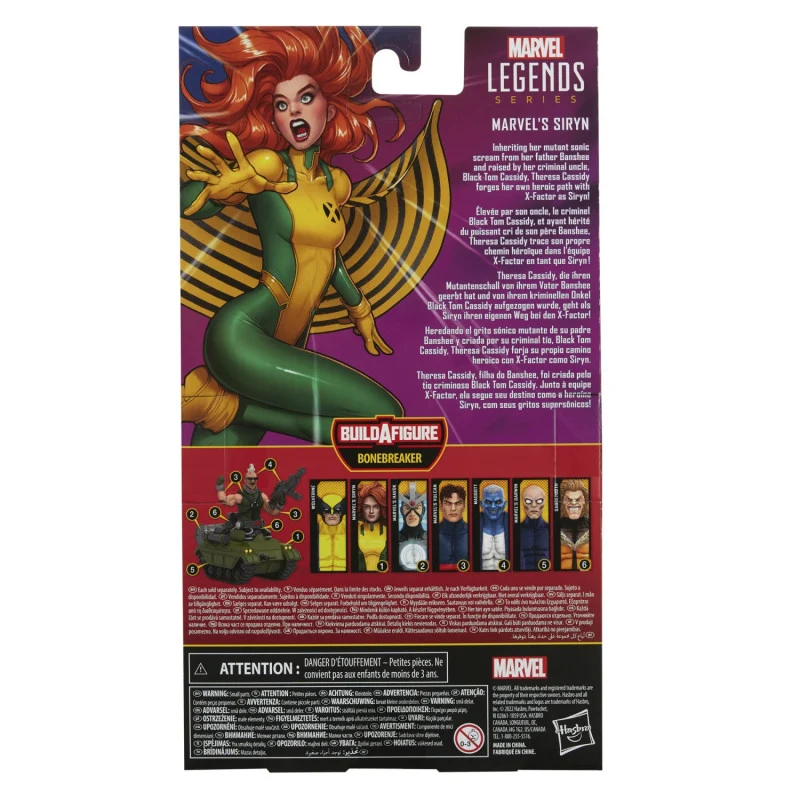 Figura Articulada Marvels Siryn - X-Men Marvel Legends