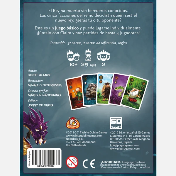 Juego de Mesa Claim 2