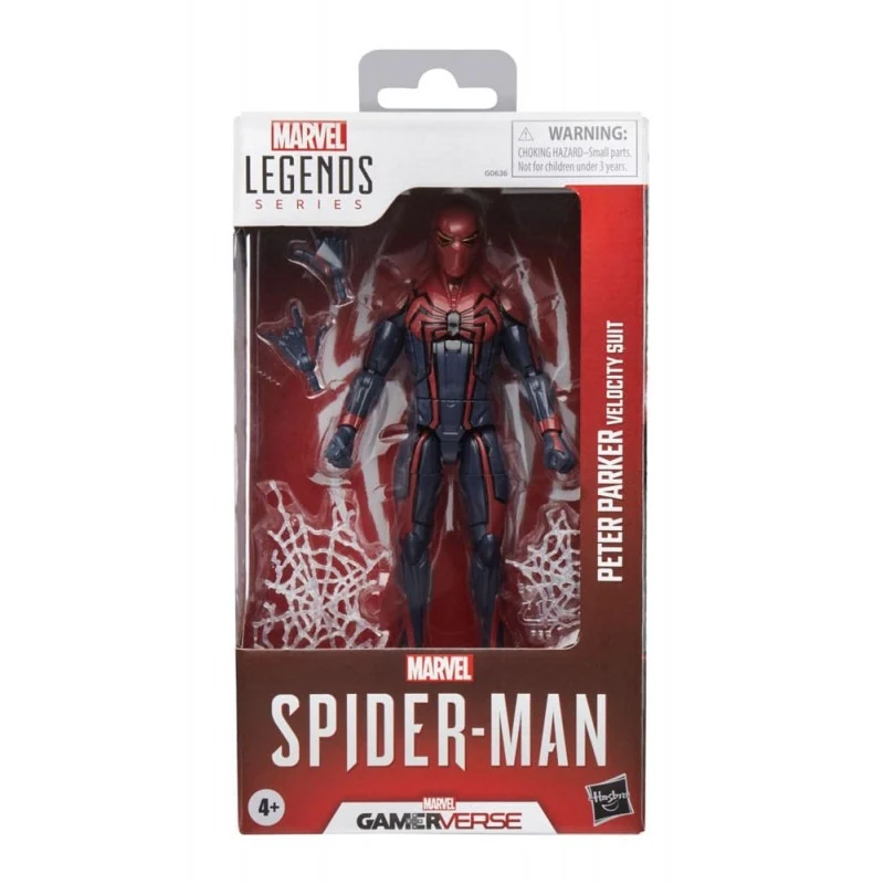 Figura Articulada Spiderman Velocity Suit - Spider-Man Gameverse Marvel Legends