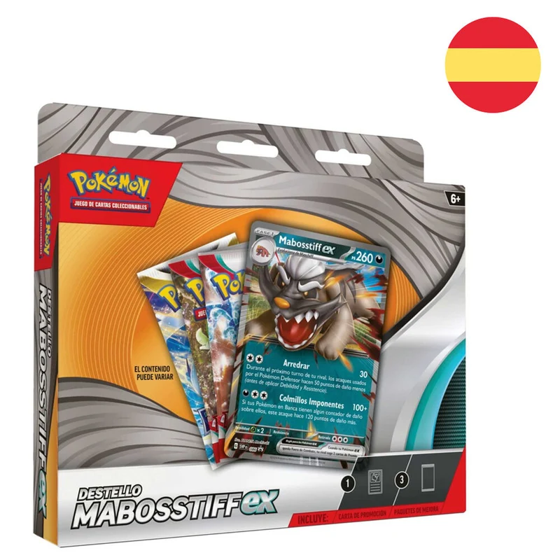 Blister Cartas Mabosstiff Ex Pokémon TCG (ES)