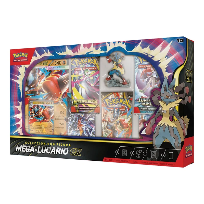 Blister Cartas Mega Lucario Ex - Pokémon TCG (LAT)