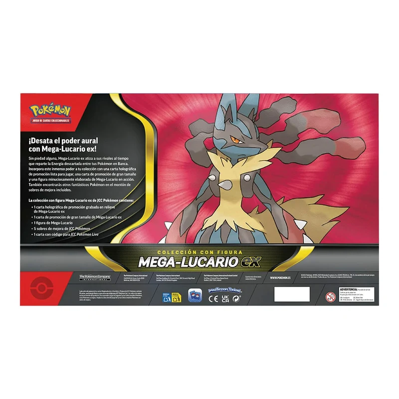 Blister Cartas Mega Lucario Ex - Pokémon TCG (LAT)