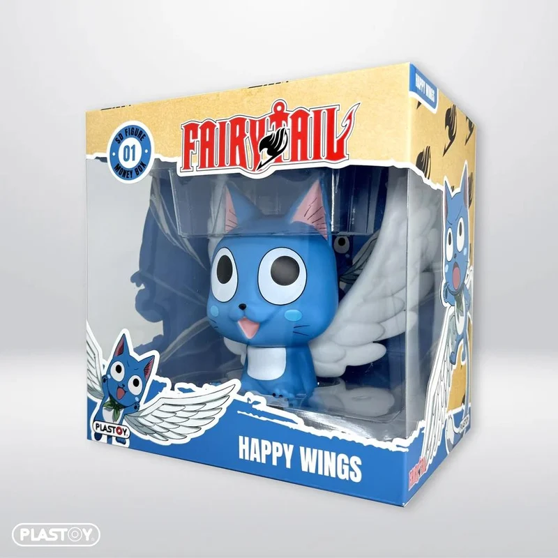 Hucha Happy Alas Desplegadas - Fairy Tail 25cm