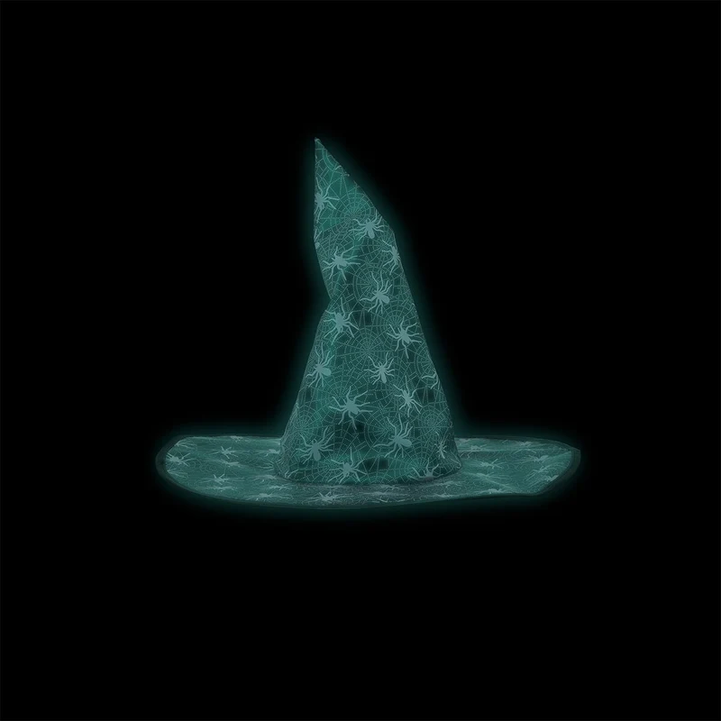 Witch's hat that glows in the dark - For kids