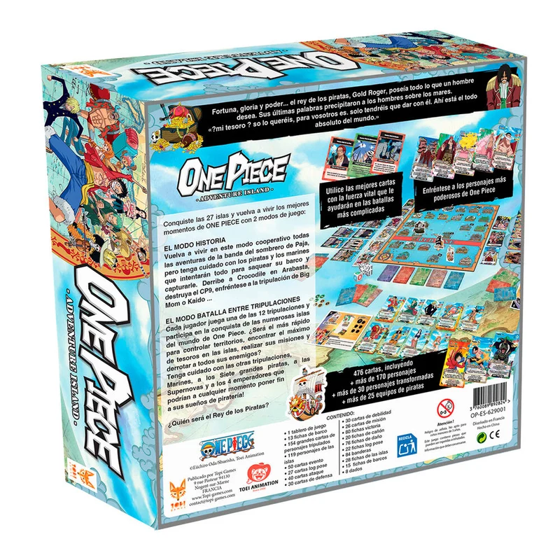 Juego de Mesa Isla de Aventuras - One Piece