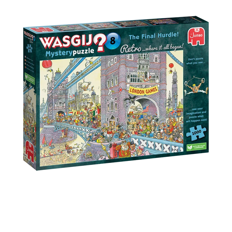 Wasgij Retro Mystery 8 - The Final Hurdle! (1000 pieces)