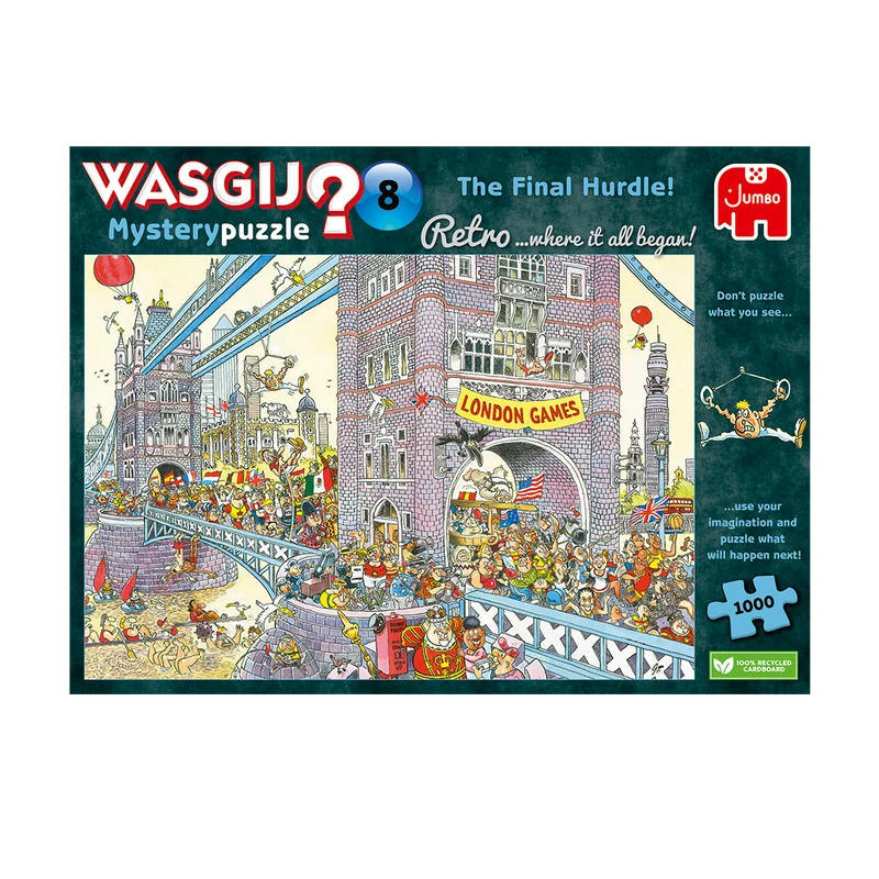 Wasgij Retro Mystery 8 - The Final Hurdle! (1000 pieces)