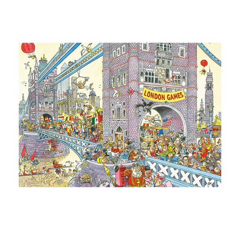 Wasgij Retro Mystery 8 - The Final Hurdle! (1000 pieces)