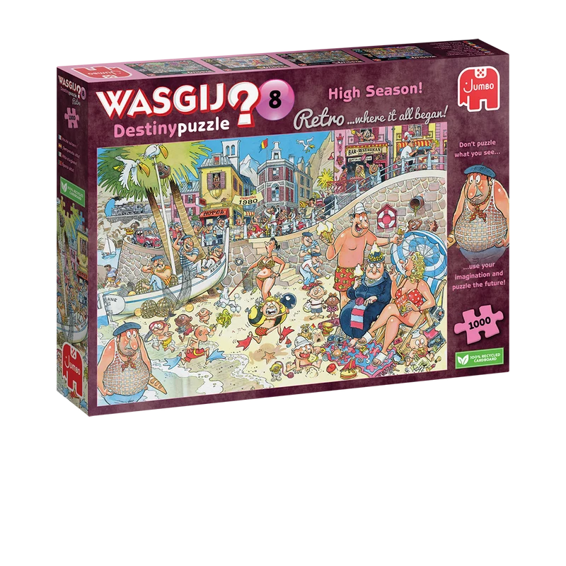Wasgij Retro Destiny 8 - High Season! (1000 pieces)