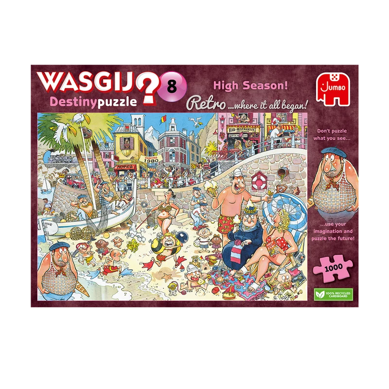 Wasgij Retro Destiny 8 - High Season! (1000 pieces)