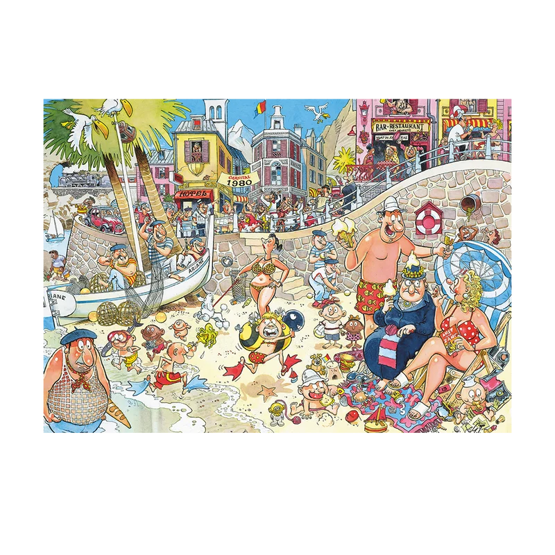 Wasgij Retro Destiny 8 - High Season! (1000 pieces)