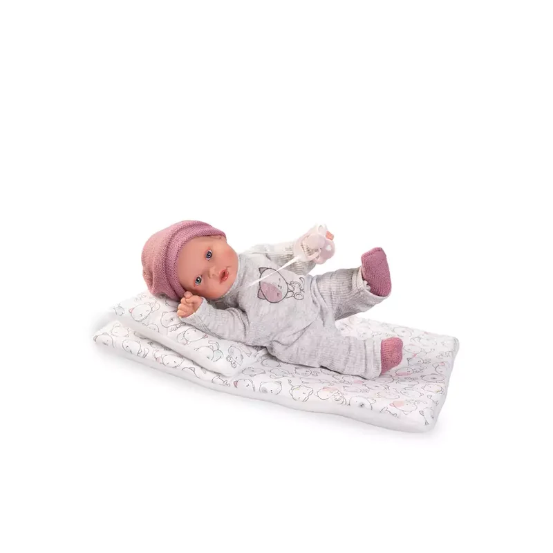 Muñecas Antonio Juan Kika Lagrimitas en su Camita con Sonido 27 cm