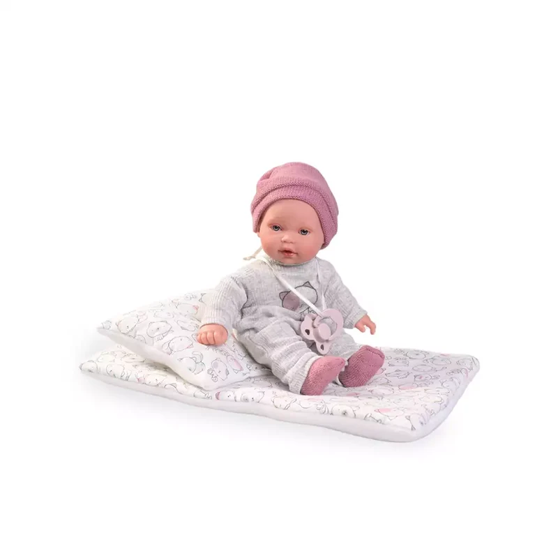 Muñecas Antonio Juan Kika Lagrimitas en su Camita con Sonido 27 cm