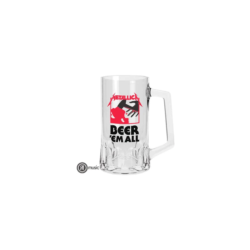 METALLICA - Jarra Cristal 'Beer´Em All'