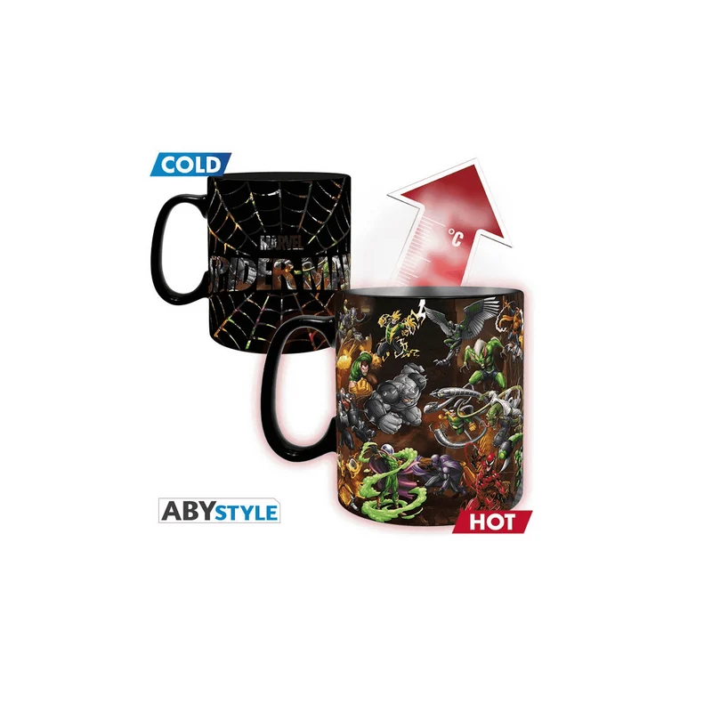 Taza mágica Spider Man Multiverso Marvel 460 ml