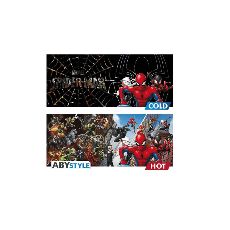 Taza mágica Spider Man Multiverso Marvel 460 ml