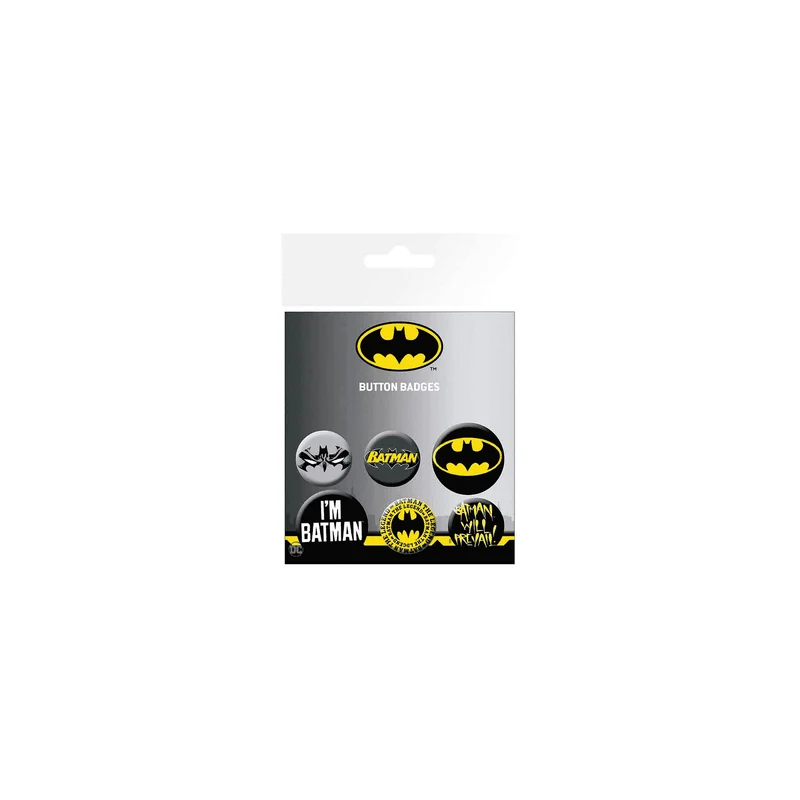 Dc comics paquete de insignias batman comics x4