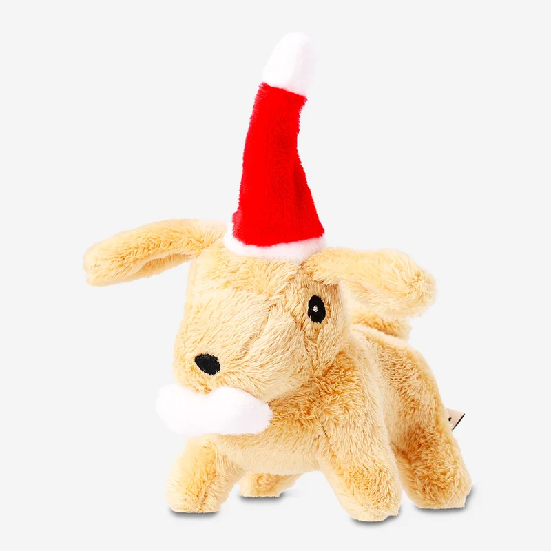 Plush toy - Dog with Christmas hat