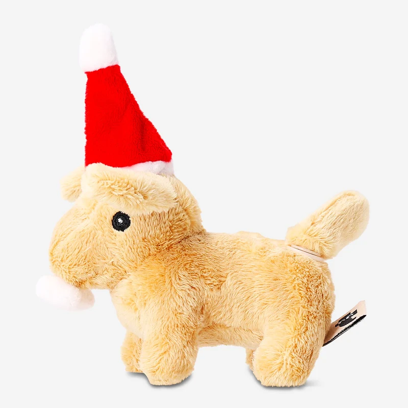Plush toy - Dog with Christmas hat