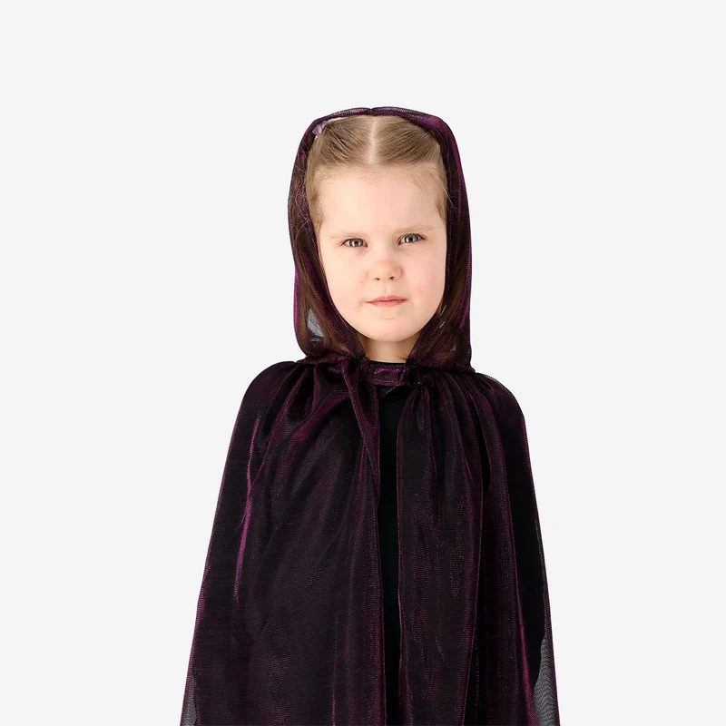Cape with glitter effect - 4 to 8 years