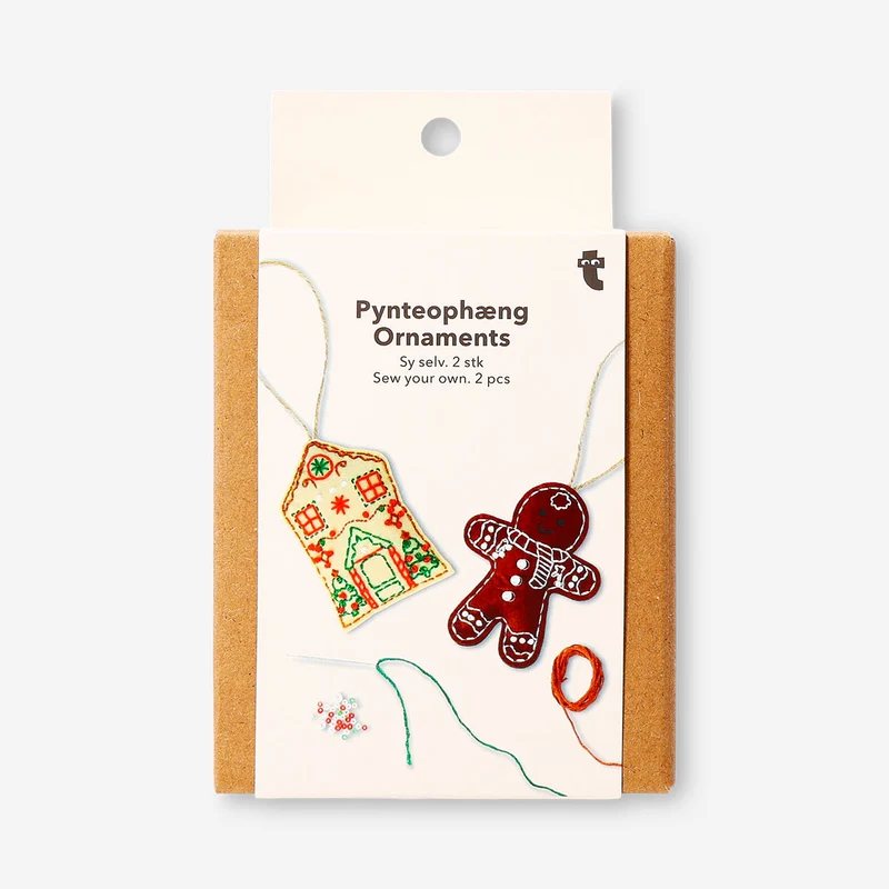 DIY beaded ornaments - 2 pcs