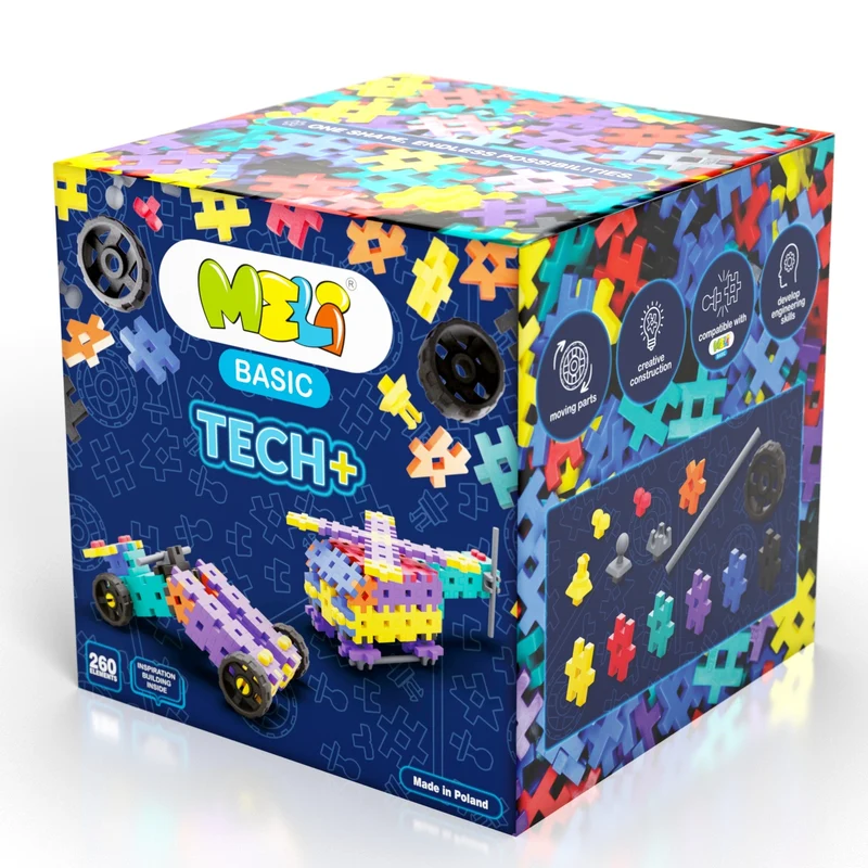 Bloques Meli · Basic Tech 260 piezas