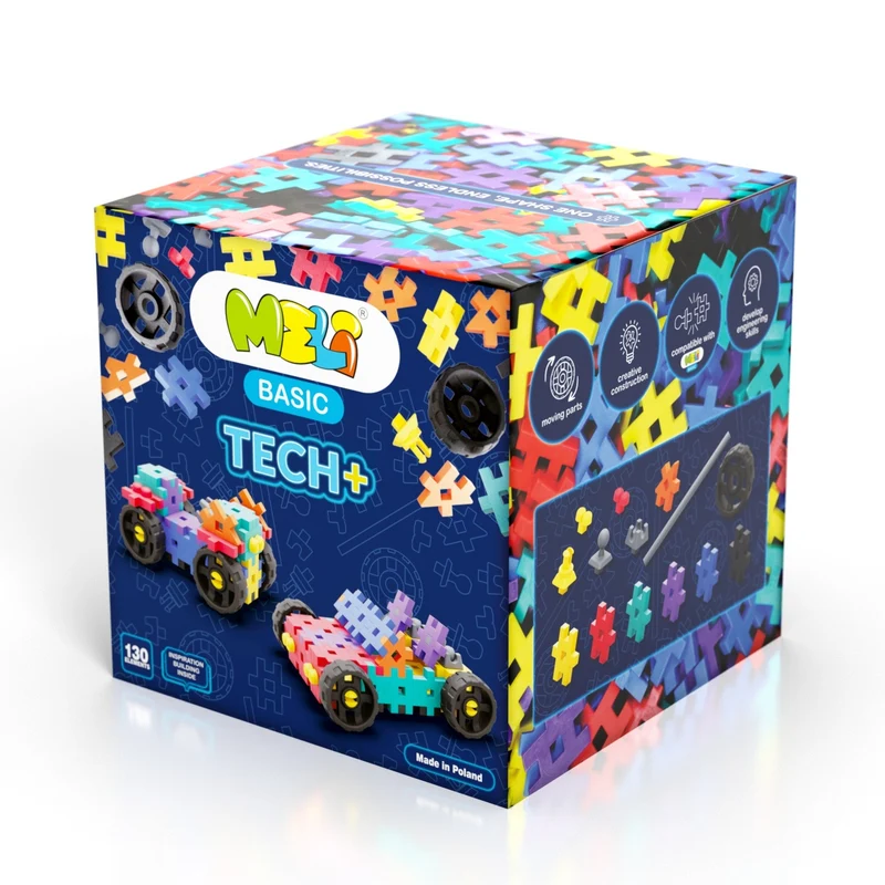 Bloques Meli · Basic Tech 130 piezas