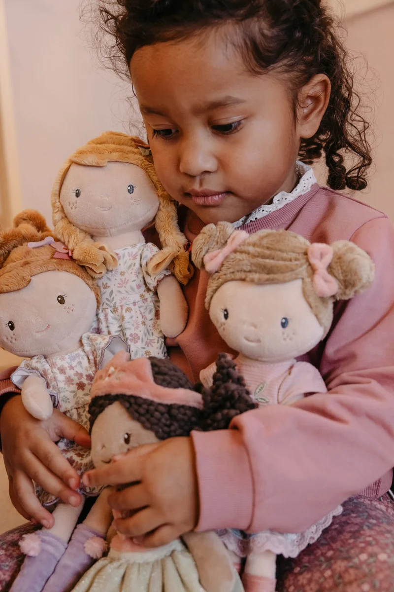 Rosa Muñeca Blandita Nueva · Little Dutch
