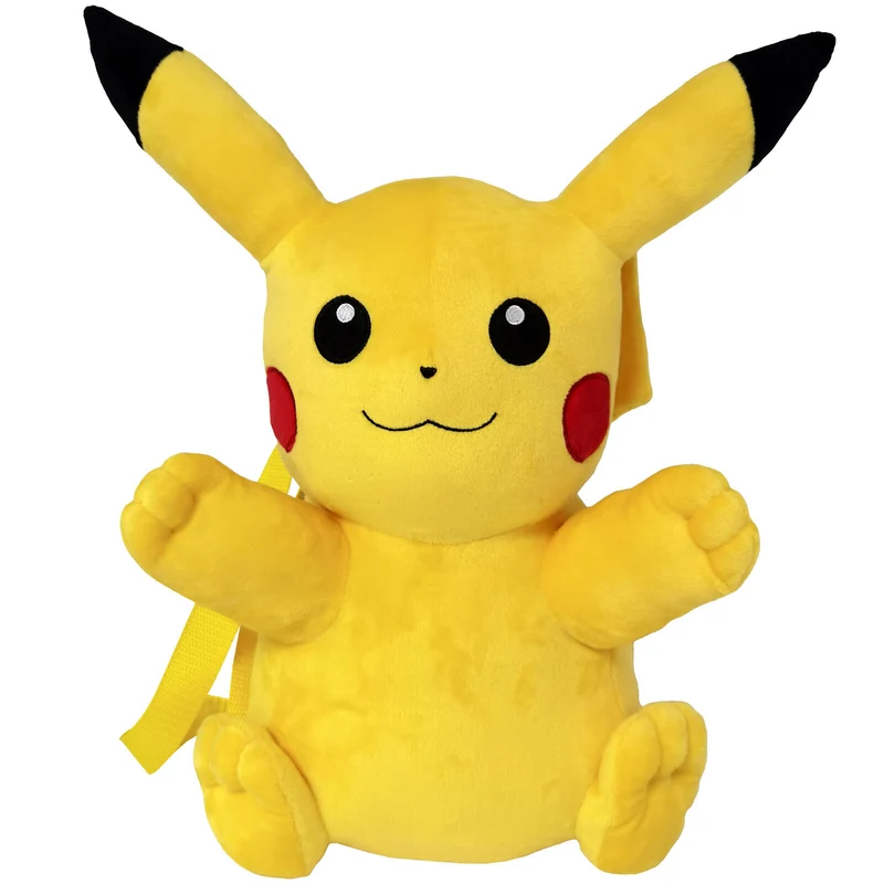 Mochila Peluche Pikachu 36cm - Pokémon
