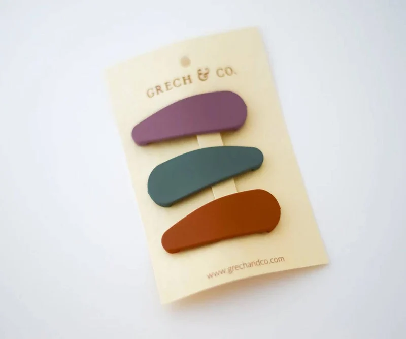 Clips para Pelo Snap Matte Fern-Spice-Burlwood