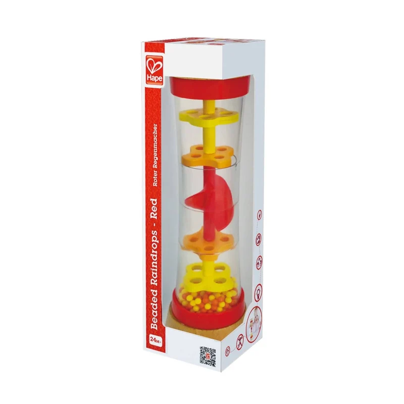 Cuentas y Gotas de Lluvia – Rojo · Hape
