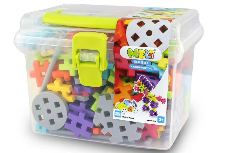 Bloques Meli · Basic Constructor Travel Box 250 piezas