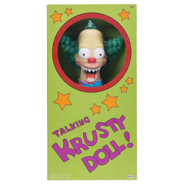 Muñeco Parlante Inglés Krusty el Payaso - Los Simpsons