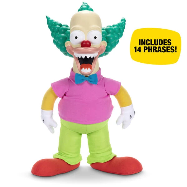 Muñeco Parlante Inglés Krusty el Payaso - Los Simpsons