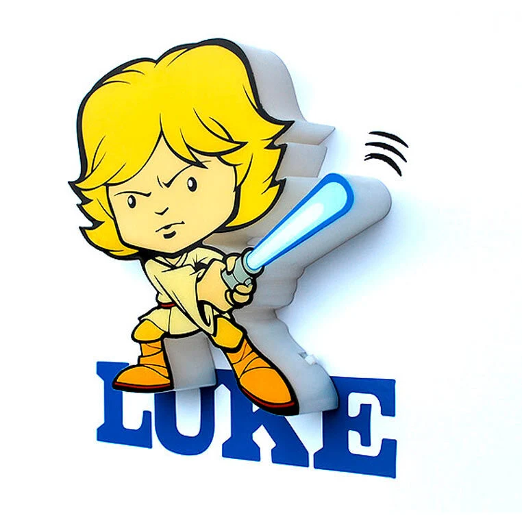 Lámpara 3D Mini Luke Skywalker - Star Wars