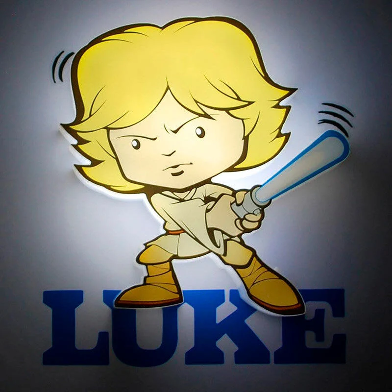 Lámpara 3D Mini Luke Skywalker - Star Wars
