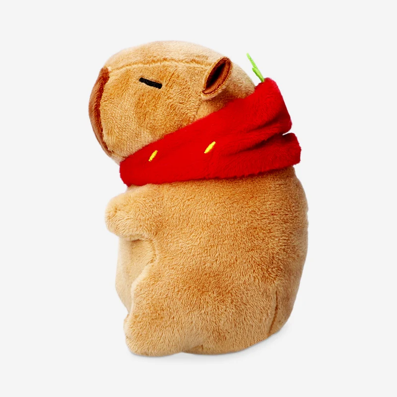 Plush toy - Capybara with strawberry hat