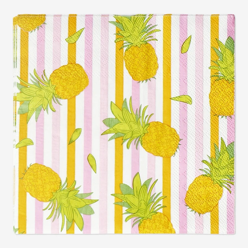 Pineapple napkins - 16 pcs